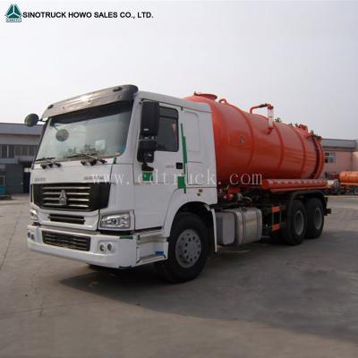 China 5 Mm Carbon Steel Plate 10CBM 4X2 Medium High Pressure Vacuum Sewage Suction Tanker Truck for sale