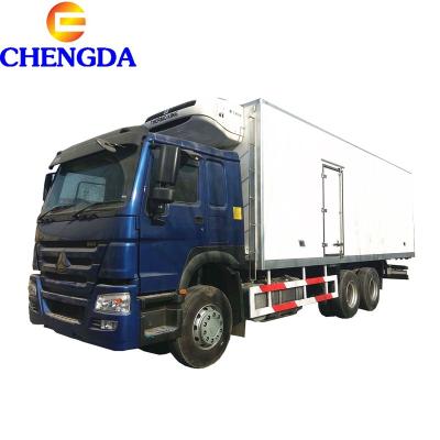 China New Sinotruk HOWO Diesel Ice Cream Truck King Thermo Truck Refrigeration Units ZZ1257M4641W for sale