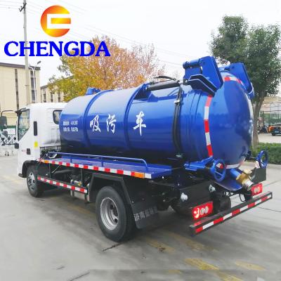 China SEWAGE SUCTION SINOTRUCK 4x2 4M3 light truck sewer puller suction type truck for sale for sale