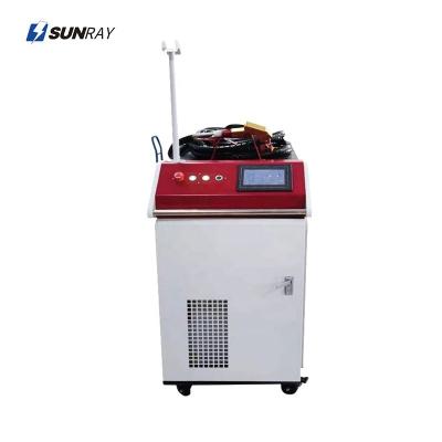 China High Output Raycus 1000w 1500w 2000w Laser Handheld Continuous Cleaning Machine PVC For Auto Parts Rust Removal for sale