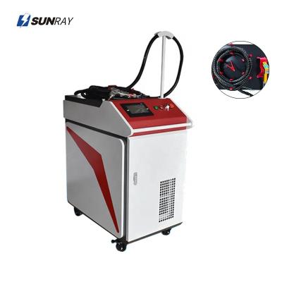 China Airtight Hotels 1000w 1500w 2000w Parts Welding Handheld CNC Fiber Laser Welding Machine for sale