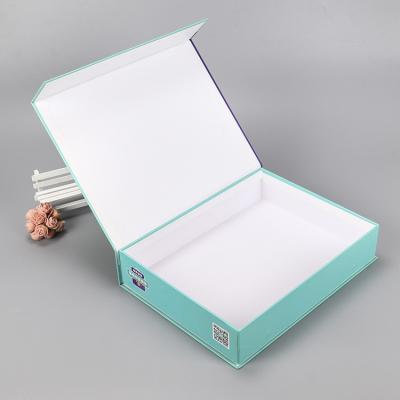 China Recyclable Book flip book type color printing logo book packaging box for sale