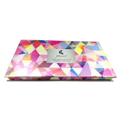 China Recyclable Custom Colorful Make Up Organizer Packaging Eyeshadow Box Vegan Private Label Empty Eyeshadow Palette for sale