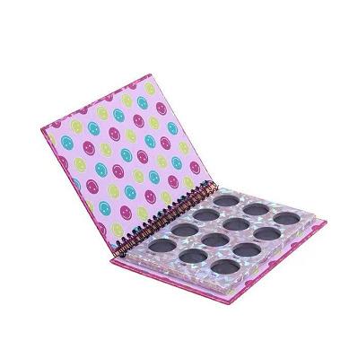 China Recyclable Custom Coil Eye Shadow Makeup Palette 12 Color  Private Eyeshadow Palette empty box for sale