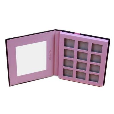 China Recyclable 12 Color Custom  Eye Shadow Makeup Palette Private Label Matte Eyeshadow Palette empty box for sale