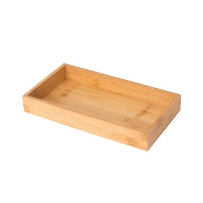 China BAMBOO BOX 16.3X30.2X4.5CM LARAGE SQUARE STORAGE NATURAL BAMBOO viable BOX for sale