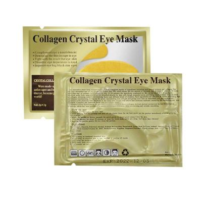 China Factory Sale Anti-Puffiness Anti-puffiness Accept Customer Logo Organic Moisturizing Crystal Sheet 10g Eye Skin Care Eye Patch for sale