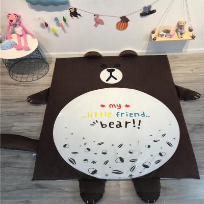 China Dresser for 100% Polyester Baby Play Cleaning Crawling Rugs Support Customization for sale