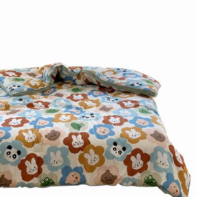 China A 60s Cotton Longstaple Children's Class A Soft And Warm Infant Quilt Bedding Set Colorful Kid Comforter for sale