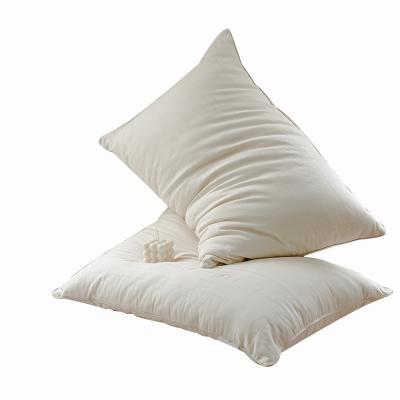 China Anti-Bacteria Home 100% Sensitive White Soft Cotton And Skin Friendly Jacquard Bed Pillows Soft Pillows for sale