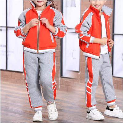 China Wholesale Breathable Empty Girl Sportswear Sweatsuit Kids Tracksuit Children's Fitness Unisex Gym Wear Casual Sports Suit for sale