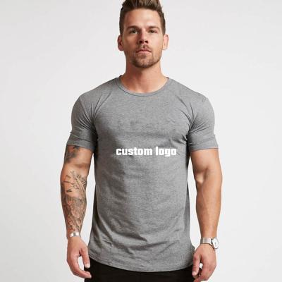 China QUICK DRY 100% Cotton Mens T Shirts Summer Tees Tops Shorts Sleeves Casual T-shirt Male Clothing T Shirt Men for sale