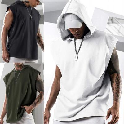 China Designer Sleeveless Workout Athletic Shirts Basics Of The Running Mens T Shirts QUICK DRY Tops With Hoods for sale