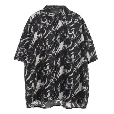 China 2022 New Arrival Anti-pilling Men's Vintage Long Sleeve Tee Shirt Tie Dye Designer T-shirt Custom Oversized Blouse for sale