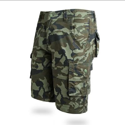 China Viable Custom Casual Street Wear 100% Cotton Camouflage Color Quick Dry Men's Breathable Cargo Boxer Shorts for sale