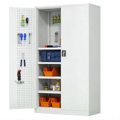 China Office Funiture Workshop Heavy Duty Garage Tool Steel Storage Cabinet with Shelves for sale