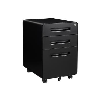 China Office Furniture Modern Lockable File Cabinet 3 Drawer Pedestal Cabinet for sale