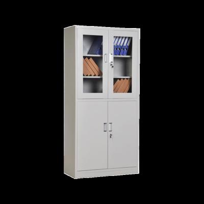 China Filing Storage Door File Cupboard School Shelf Glass Organizer Office Cabinet Luoyang Furniture Commercial Steel Furniture Manufacturer for sale