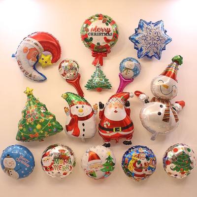 China Advertising Toy Low Price Hot Selling Christmas Day Decoration Christmas Balloons Foil for sale