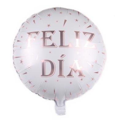 China Advertising Toy Amazon New Sale Birthday Party Decoration 18 Inch Spanish Happy Birthday Foil Globos Balloons for sale