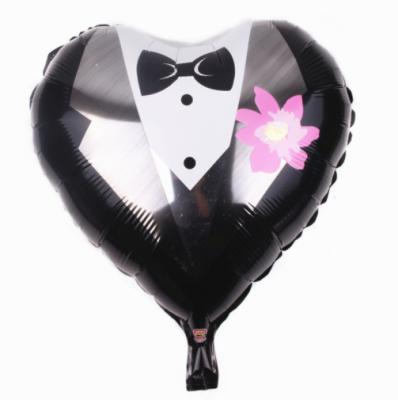 China Advertising Toy Amazon Wholesale Price 18 inch wedding balloons foil wedding decoration for sale