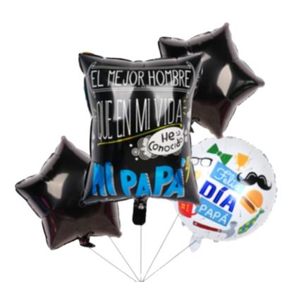 China Advertising Father's Day Toy 2021 New Sale Spanish Balloons Globos Set High Quality Decoration for sale