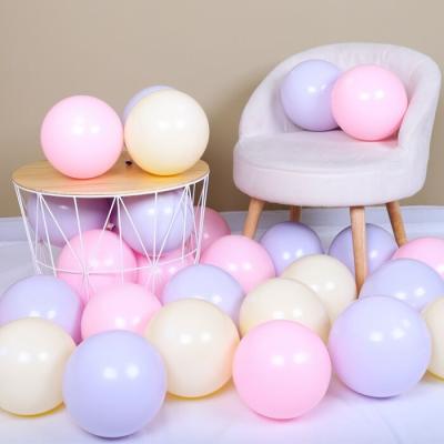 China Advertising Toy Amazon Hot Selling 5 12 18 36 Inch Macaron Color Latex Balloons Globos For Different Party Decoration for sale