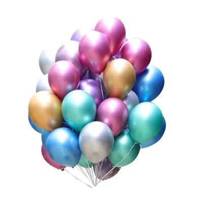 China Advertising Toy Amazon Top Selling Birthday Party Decoration 12 Inch Chrome Latex Balloons Globos for sale