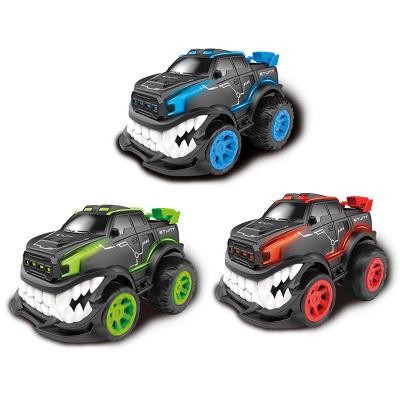 China With cool light juguetes (battery not include) one control remoto 6ch driving straight 360 rotation acrobatic rc toy car remote control jerk tilting stunt car with light for sale