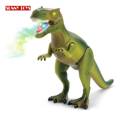 China RC Model Dinosaur Tyrannosaurus Rex Model Walking, Shaking Head, Remote Control Throwing Dinosaur Toys with Light Sound for sale