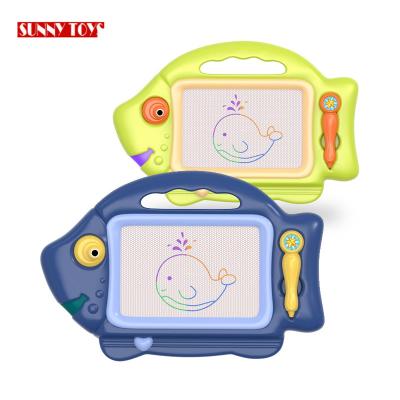 China Hot Selling Animal Design Sketch Drawing Board Plastic Writing Eraser Magnetic Doodle Board For Baby Toddlers for sale