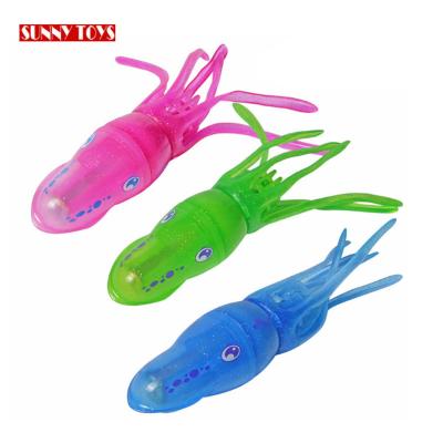 China With Light Electric Baby Bath Toy Indoor Outdoor Play Animals Swimming Octopus Water Toy With Light for sale