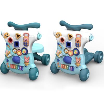 China Train Baby Ability Walking Smart Safe Electric Study Walkers, Walkers Play Multifunctional Baby Walkers with Handle Music Light for sale