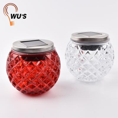 China Eco-Friendly Top Selling With Battery LED Outdoor Solar Light Mason Jar Solar Light for sale