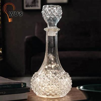 China Eco - Friendly 18 Led Warm White String Lights Glass Wine Bottle Lighting Home Party Decorative for sale