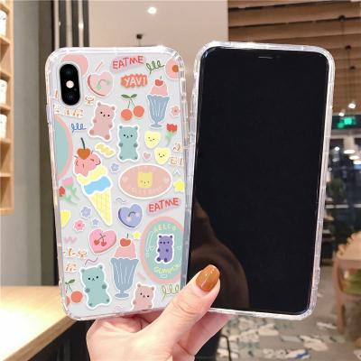 China Bumper Girls Case Girls Tpu Cover Shockproof Cellphone Mobile Phone Accessories Cellphone For Iphone 11 12 pro max for sale