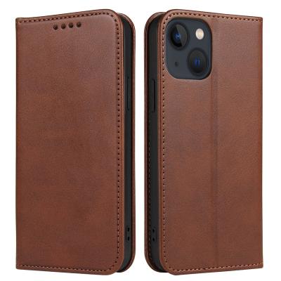 China Wholesale High Quality Shockproof Leather Case Card Slot Flip PU Amazon Phone Back Cover Shockproof Case For iPhone13 Pro Max for sale