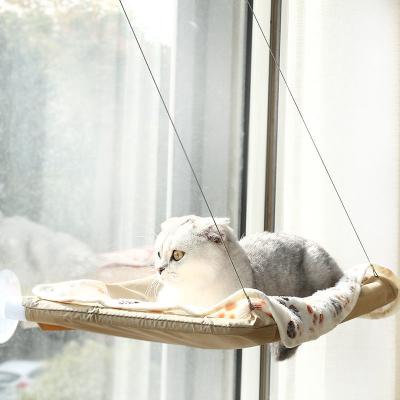 China Travel Cat Seat Sunny Window Seat Mounted Cat Bed Cat Hammock With Silicone Sucker for sale