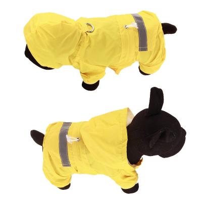 China Factory Wholesale Custom Viable Large Comfortable Pet Clothes Hoodie Dog Safe Reflective Waterproof Raincoat for sale