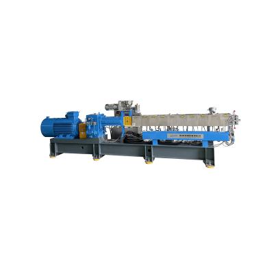 China Granules High Performance Twin Screw Caco3 Filler Masterbatch Extruder Machine Production Line for sale