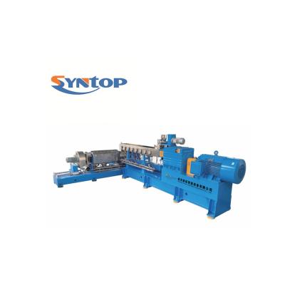 China Granules Plastic Shoe Sole Material Two Stage Compounding Extruder Machine for sale