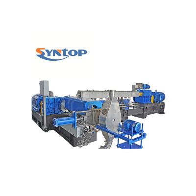 China Granules Two Stage Compounding Extruder Machine For Making Plastic Eva Shield Cable Compounds Material for sale