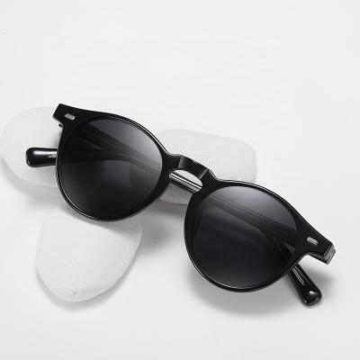 China High Quality UV Anti-Glare Outdoor Driving Men 100% Protection Custom Rice Frame Sun Glass Shades 400 Around Frame Polarized Sunglasses for sale