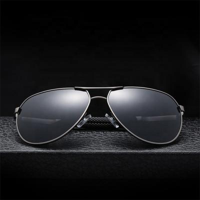 China 100% protection double uv400 bridge sale men uv400 frog full lens metal frame sun glasses hot hd glasses polarized sunglasses for night training for sale