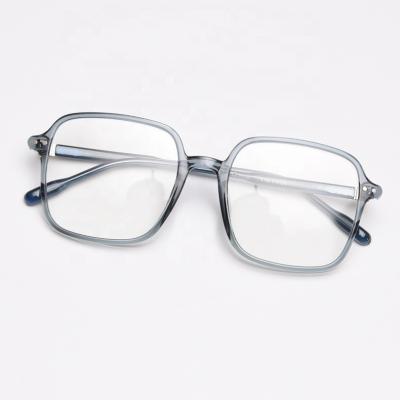 China 400 river retro leopard 2022 protection anti uv trending optical glasses frame anti glass frame tr90 light square glasses blue large for sale