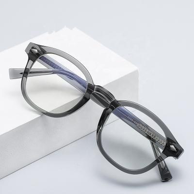 China 2022 100% new arrival 400 new river eye glass student custom prescription optical anti-glare round glasses frame tr90 eyewear for sale