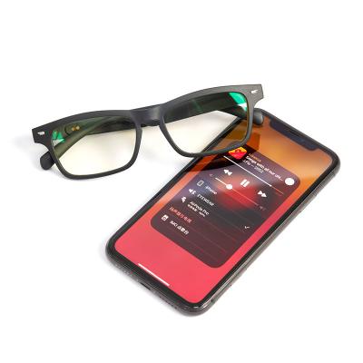 China Fashion Sunglasses Bone Conduction Earphone Smart Glasses With Logo Speaker Wireless Audio Headphone Sunglasses for sale