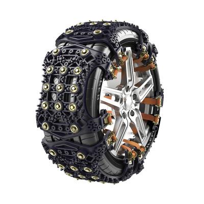 China Anti Slip Car Spare Wheels Anti Slip Winter Accessories Rubber Tire Chains For Car Tires Snow Chains for sale