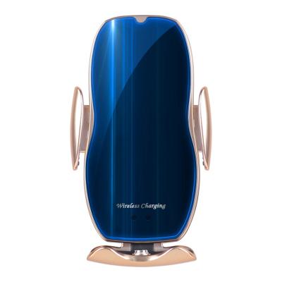 China H8 15W Magnetic Wireless Car Phone Holder Fast Car Charger Fast Car Charger Auto Clamping Wireless Holder for sale