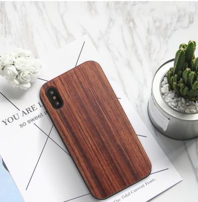 China New Fashion Shockproof Back Cover For Phone X XS MAX Wooden Phone Cases Accessories Mobile Phone Case TPU for sale